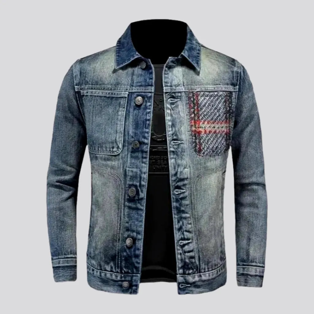 Thin street men's jean jacket | Jeans4you.shop