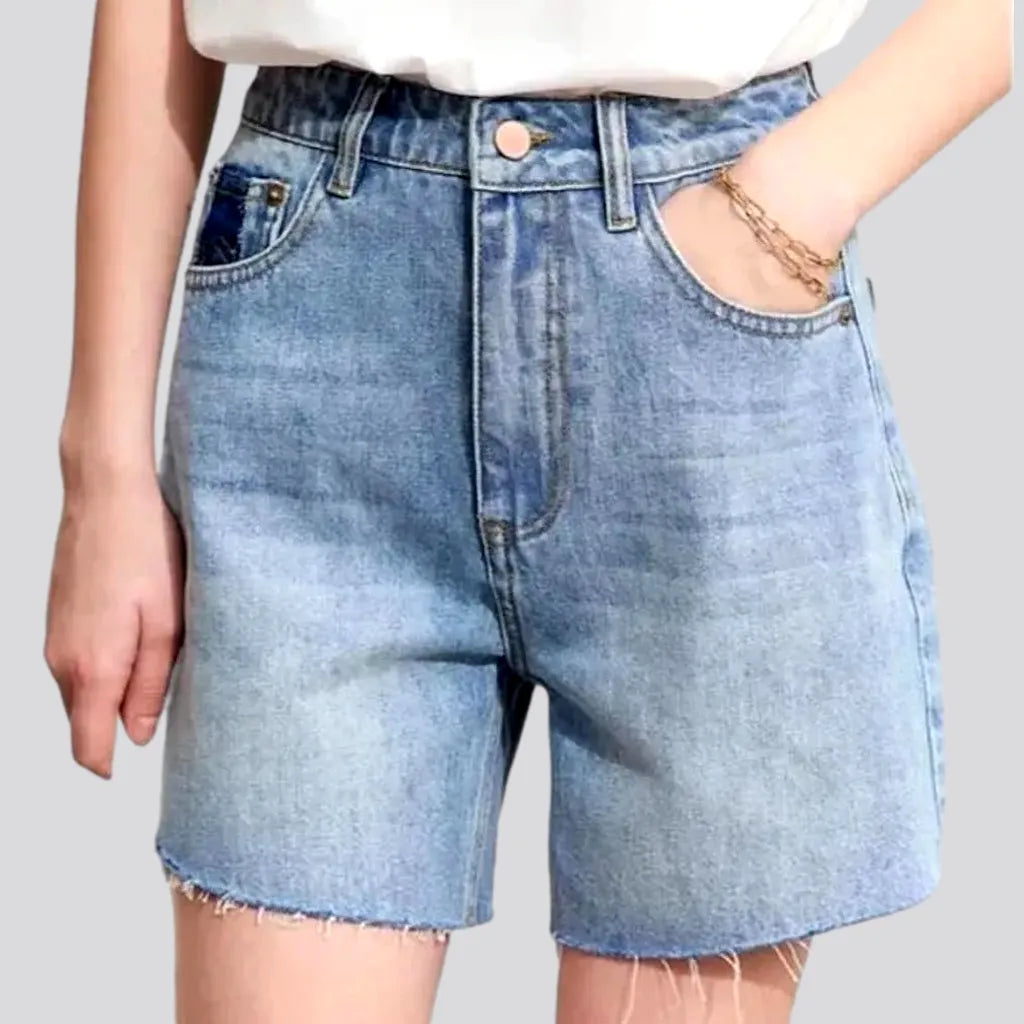 Whiskered women's jeans shorts | Jeans4you.shop