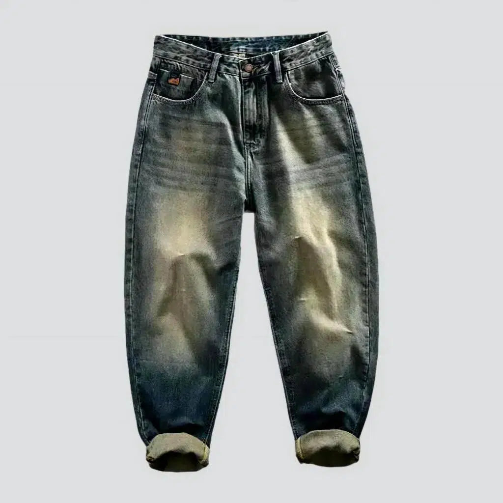 Yellow-cast medium-wash jeans
 for men | Jeans4you.shop