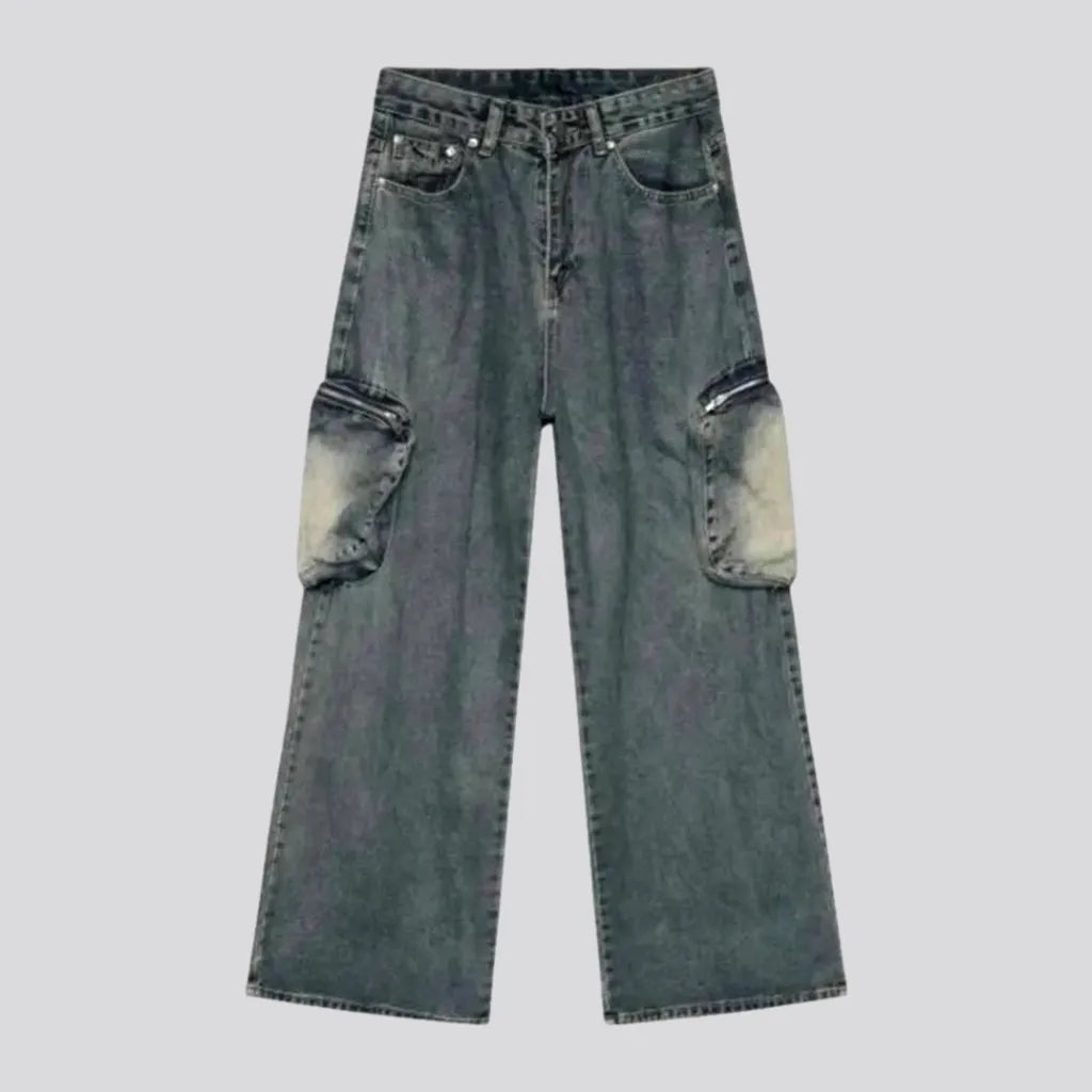 Baggy Fit Acid Wash Men's Jeans | Jeans4you.shop