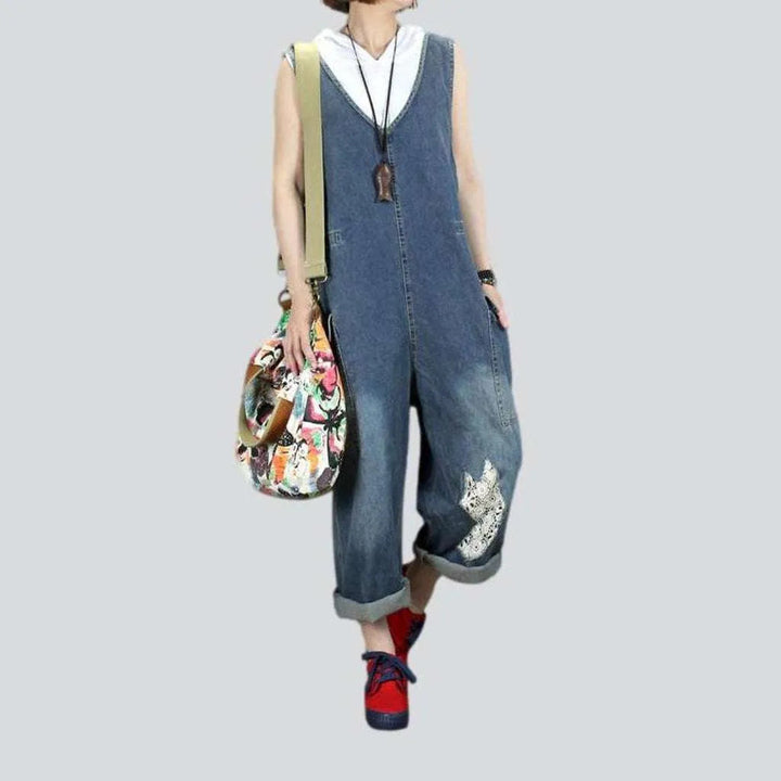 Baggy street denim jumpsuit for ladies | Jeans4you.shop