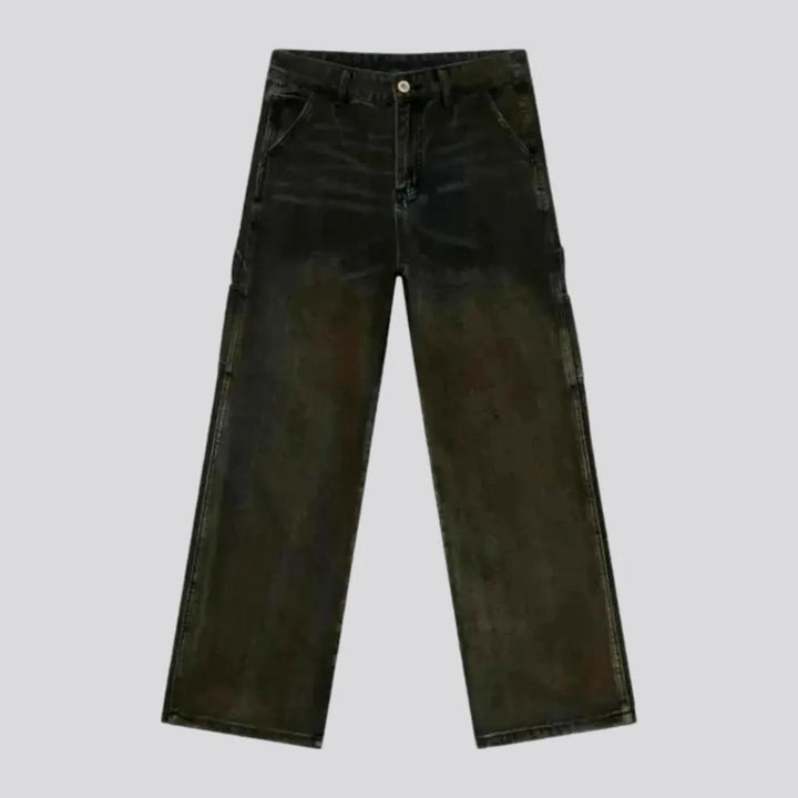 Baggy Street Style Mid Rise Jeans for Men | Jeans4you.shop