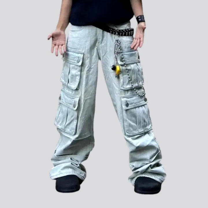 Baggy Style Light Wash Men's Jeans | Jeans4you.shop