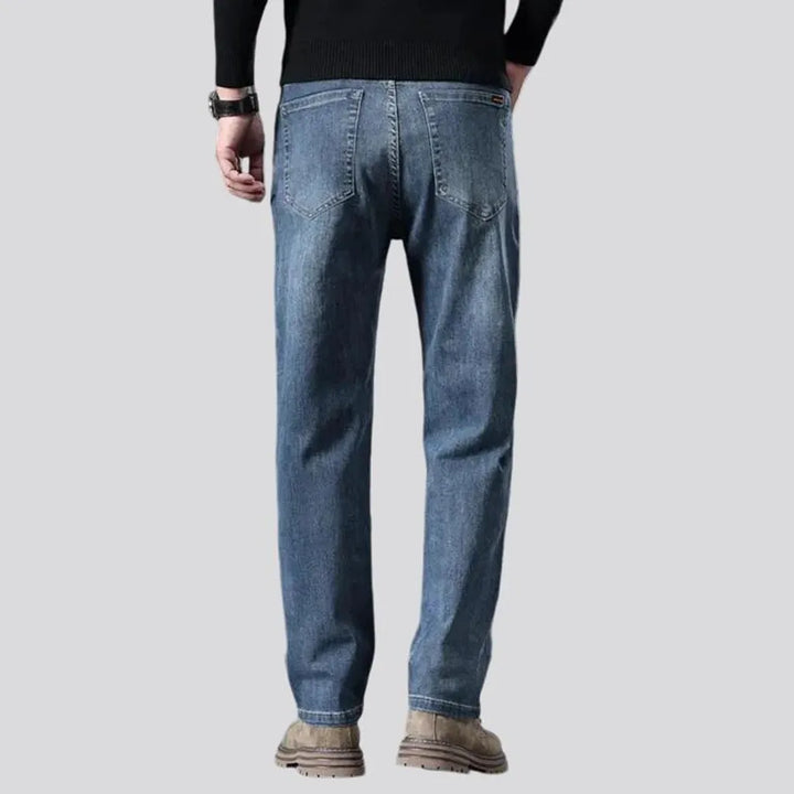 Narrowing vintage stretchable men's jeans