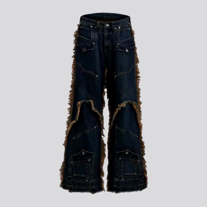 Boho Mid Rise Baggy Men's Jeans | Jeans4you.shop