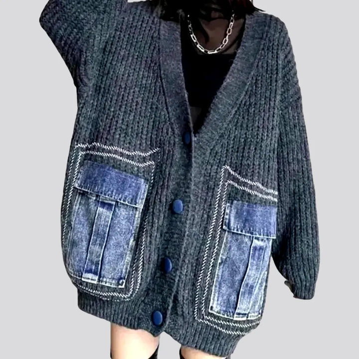 Boho Style Denim Cardigan for Ladies | Jeans4you.shop