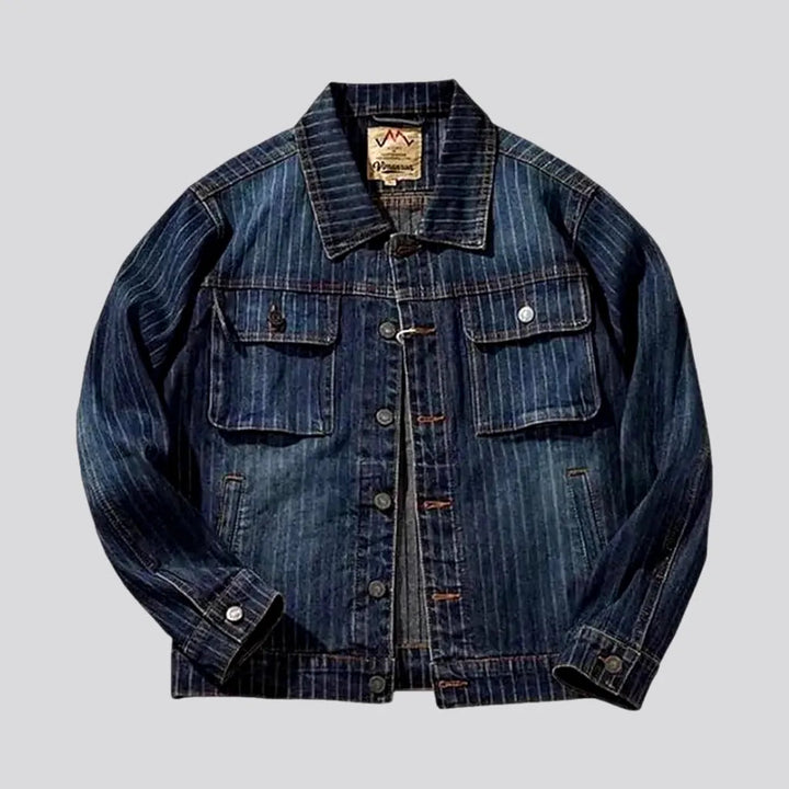 Boho Style Labor Men's Denim Jacket | Jeans4you.shop