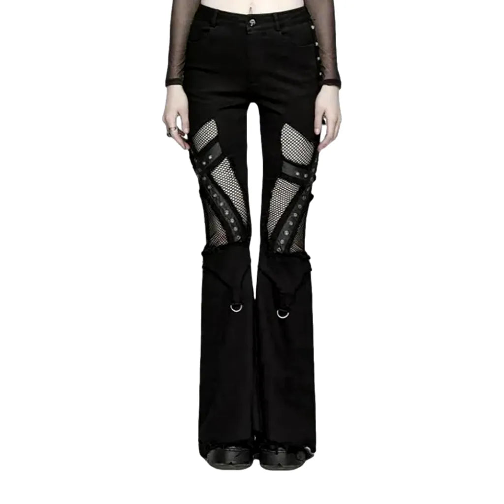 Bootcut gothic jeans for ladies