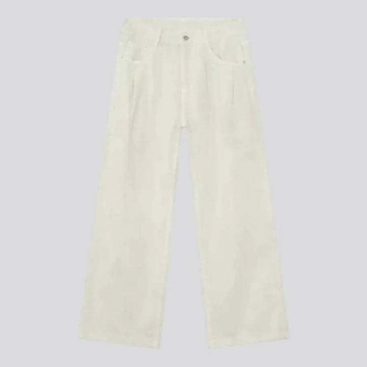 Stylish medium rise men's jean pants