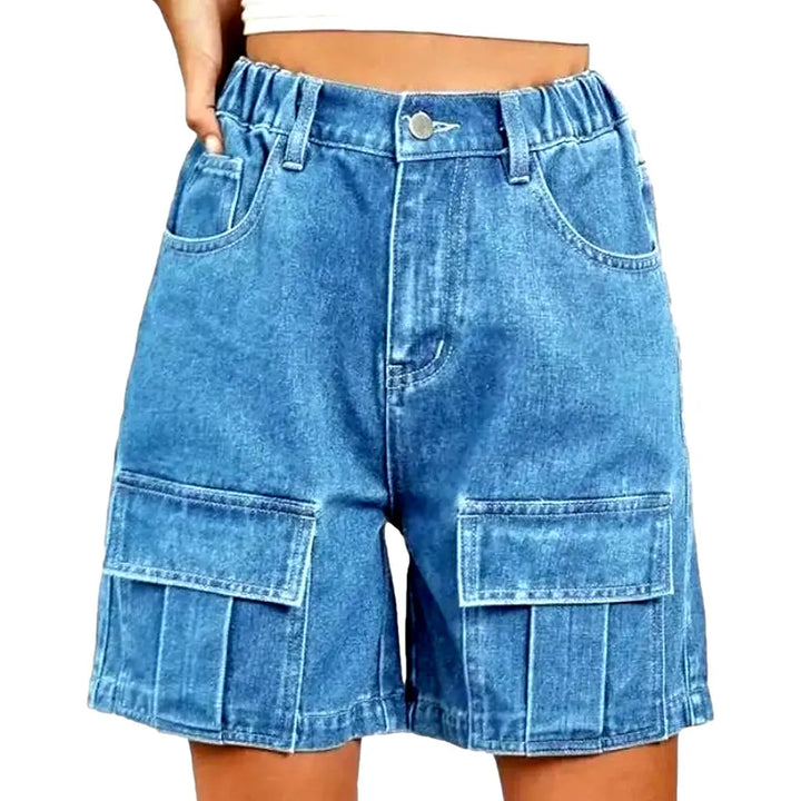 Cargo women's jean shorts