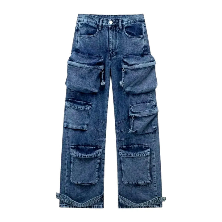 Cargo women's voluminous jeans