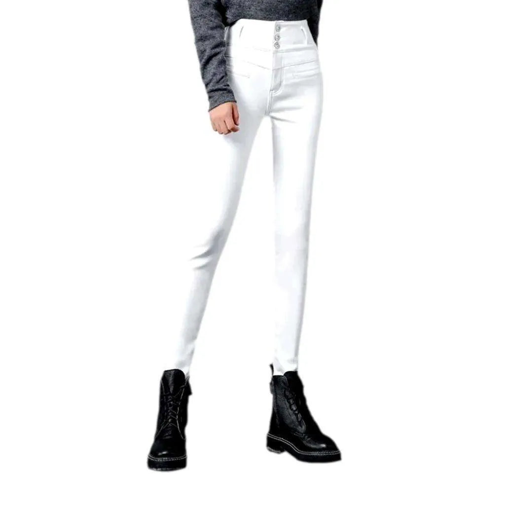 Casual monochrome jeans
 for ladies