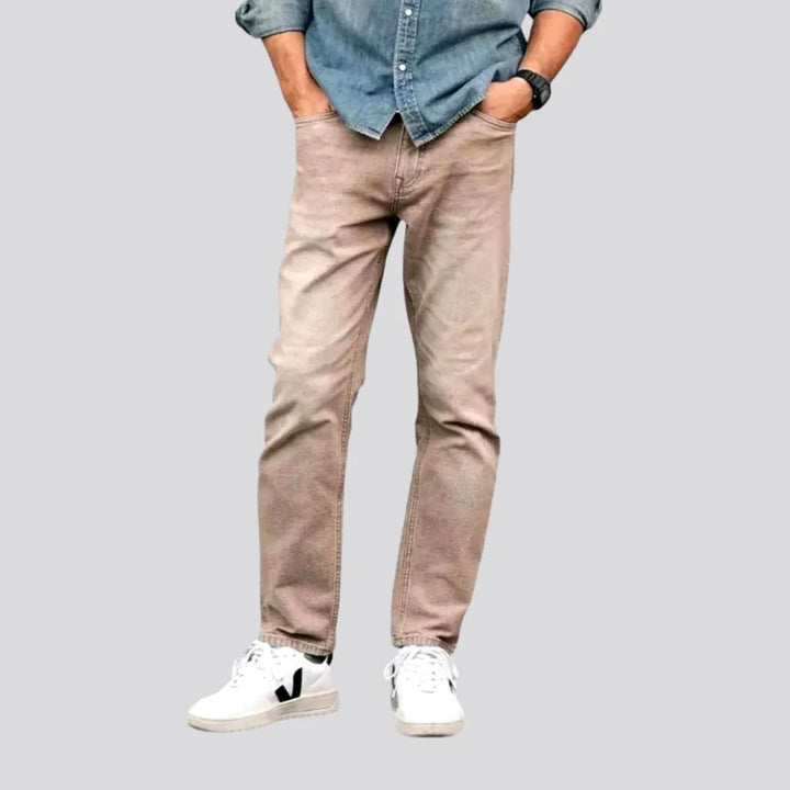 Casual Smoothed Color Denim Men's Jeans | Jeans4you.shop