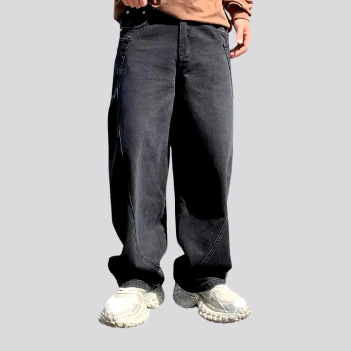 Comfortable Baggy Fit Boho Men's Denim Pants | Jeans4you.shop