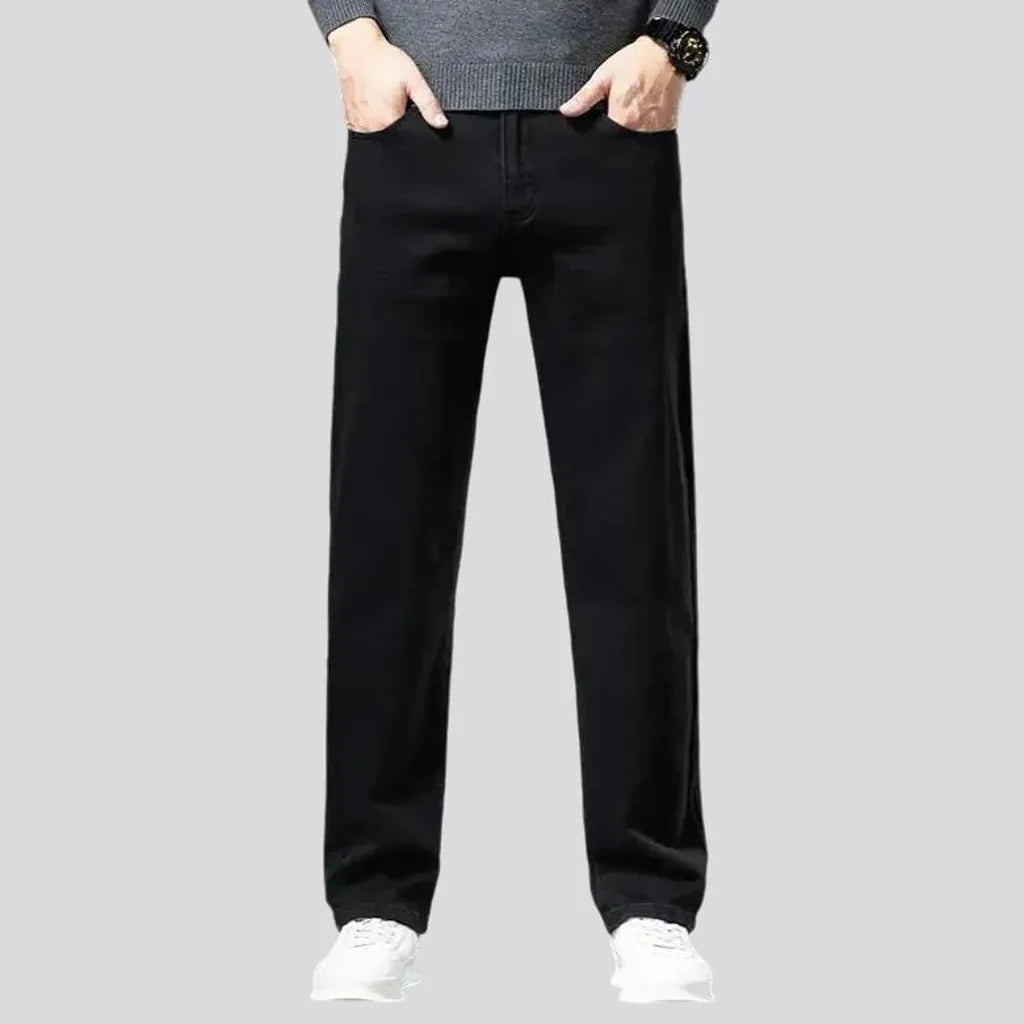 Stretchable vintage tapered men's jeans