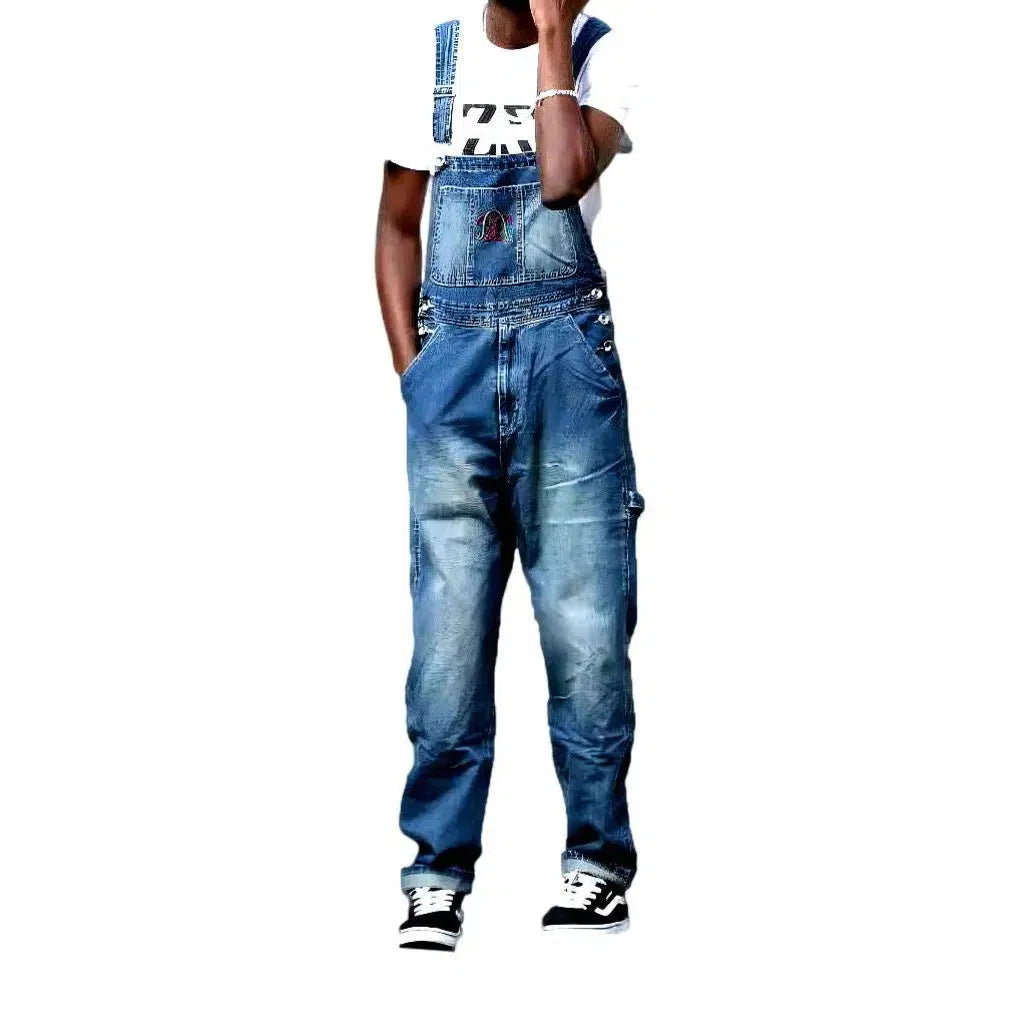 Denim Dungaree for Men - Blue