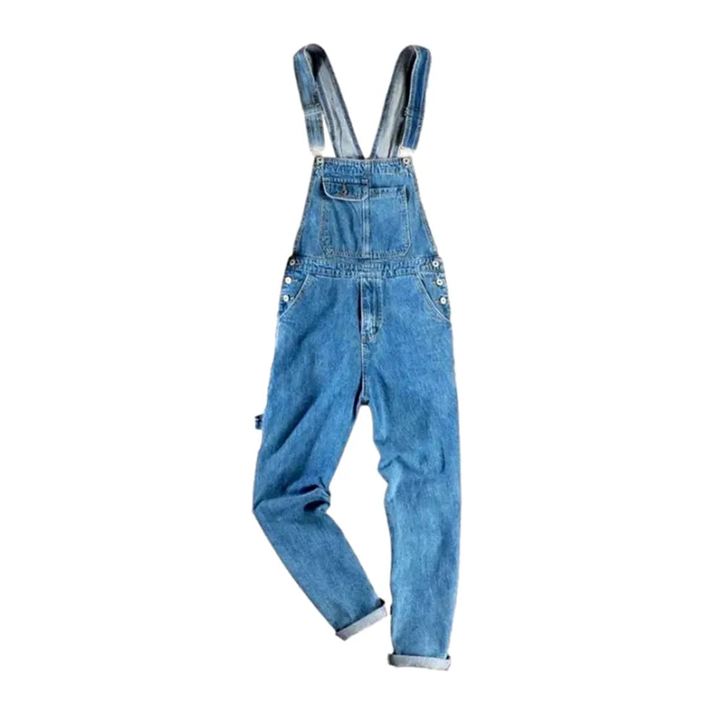 Denim Jumper Overall for Ladies - Light Blue