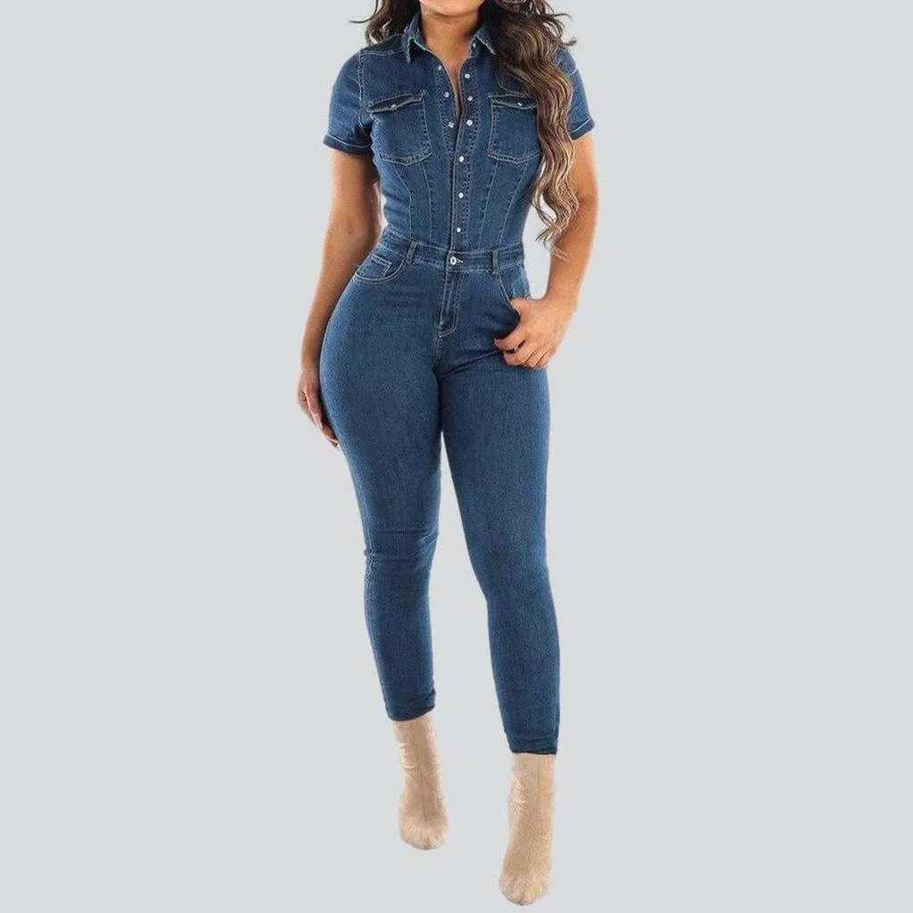 Denim jumpsuit for women | Jeans4you.shop