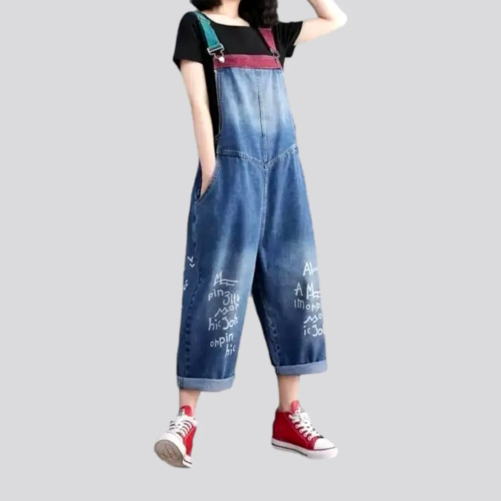 Denim women's baggy overall | Jeans4you.shop