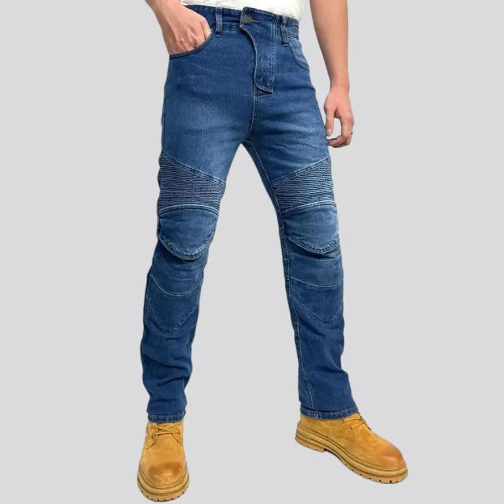 Slim men's biker jeans | Jeans4you.shop