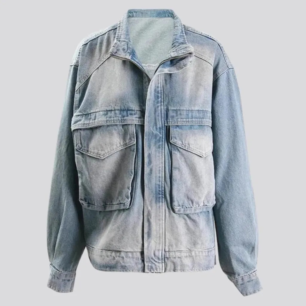Sanded vintage jean jacket
 for women | Jeans4you.shop