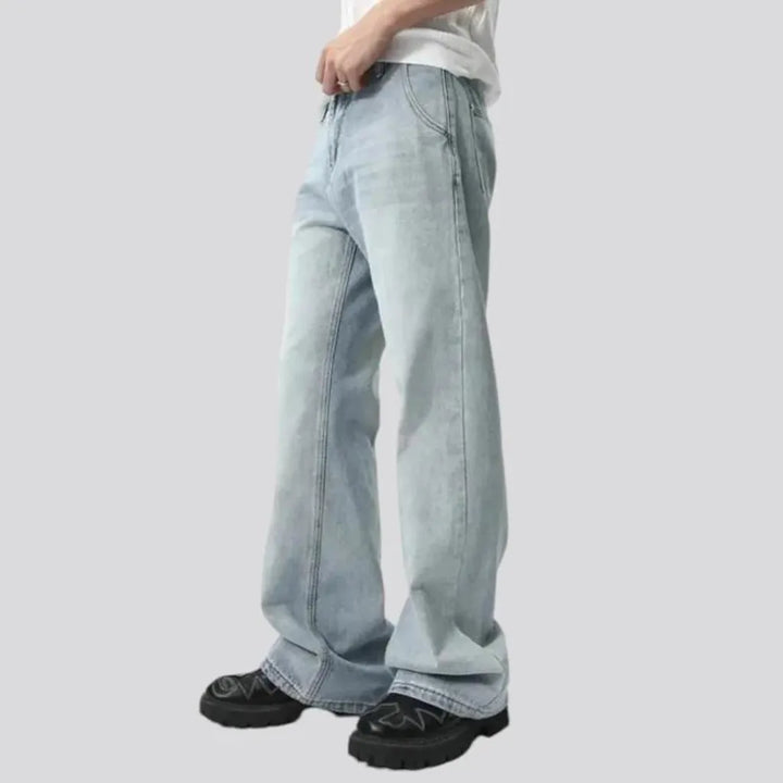 Light wash vintage men's jeans