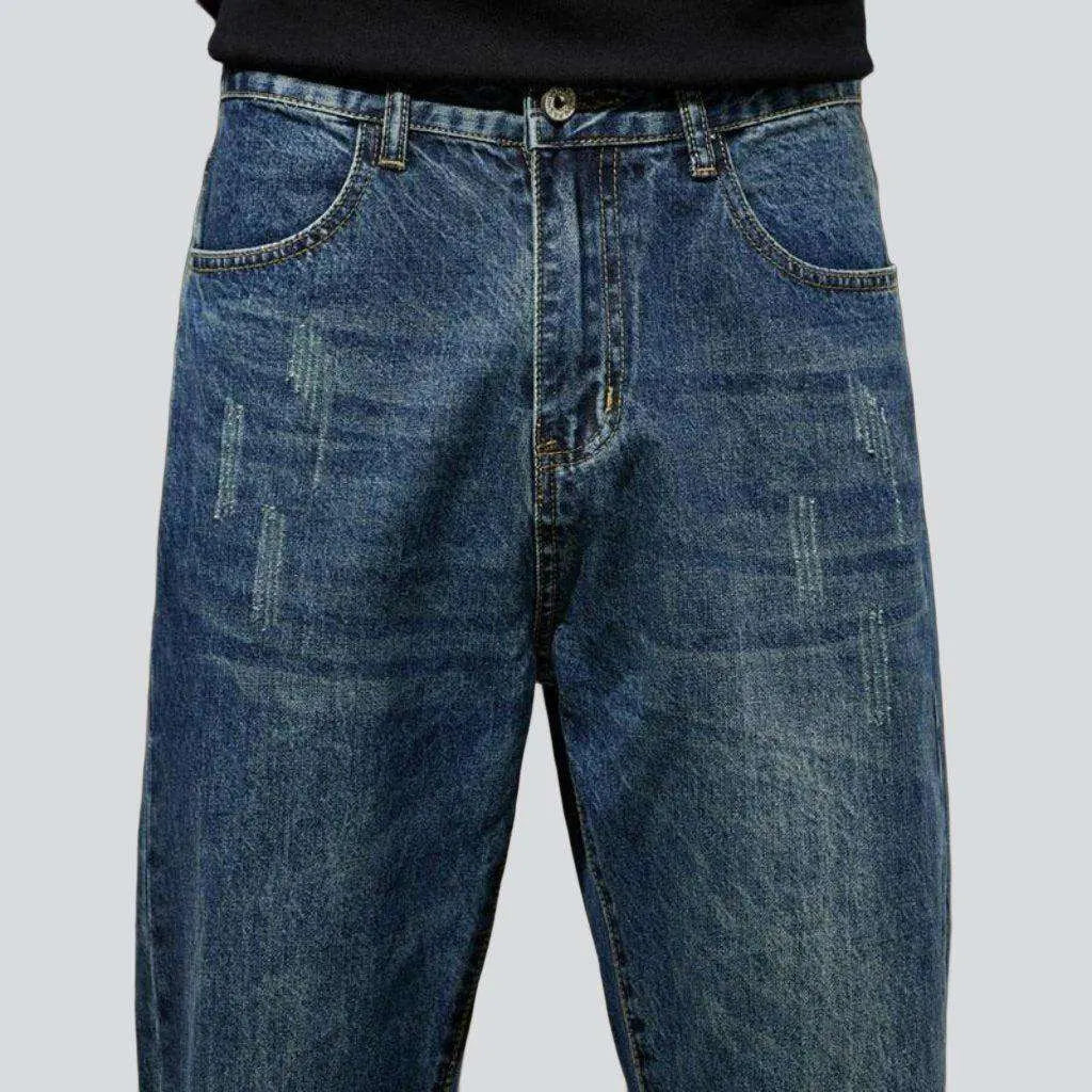 Medium wash blue men's jeans