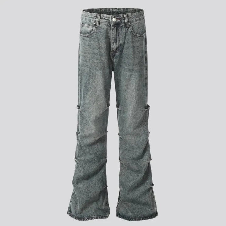 Sanded baggy 90s men's jeans