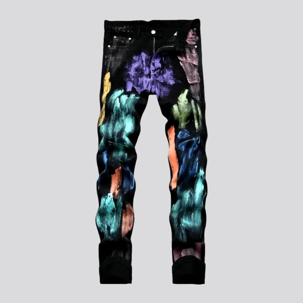 Fashion Painted Skinny Jeans for Men | Jeans4you.shop