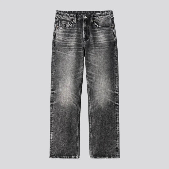 Grunge Style Vintage Whiskered Men's Jeans | Jeans4you.shop