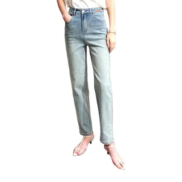 High-waist mom jeans
 for women