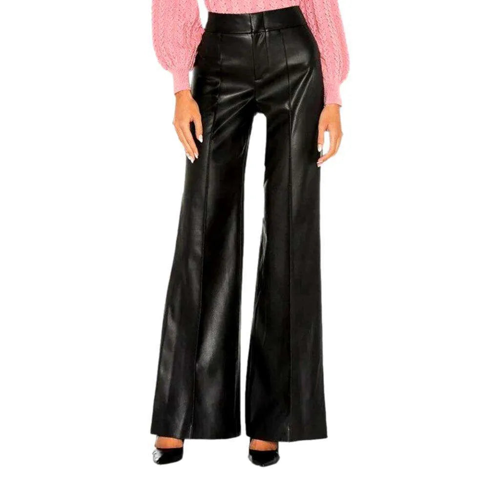 High-waist women's jean pants