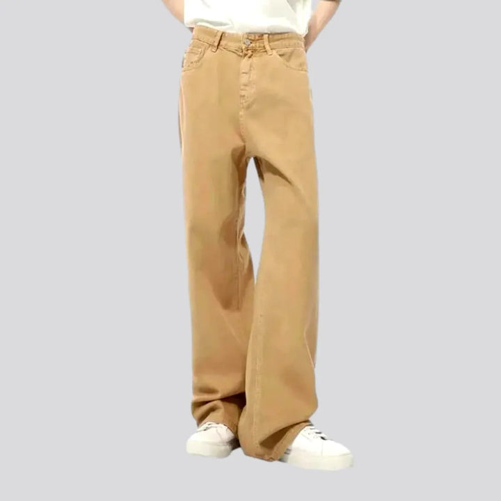 Light Tan Baggy Men's Jeans | Jeans4you.shop