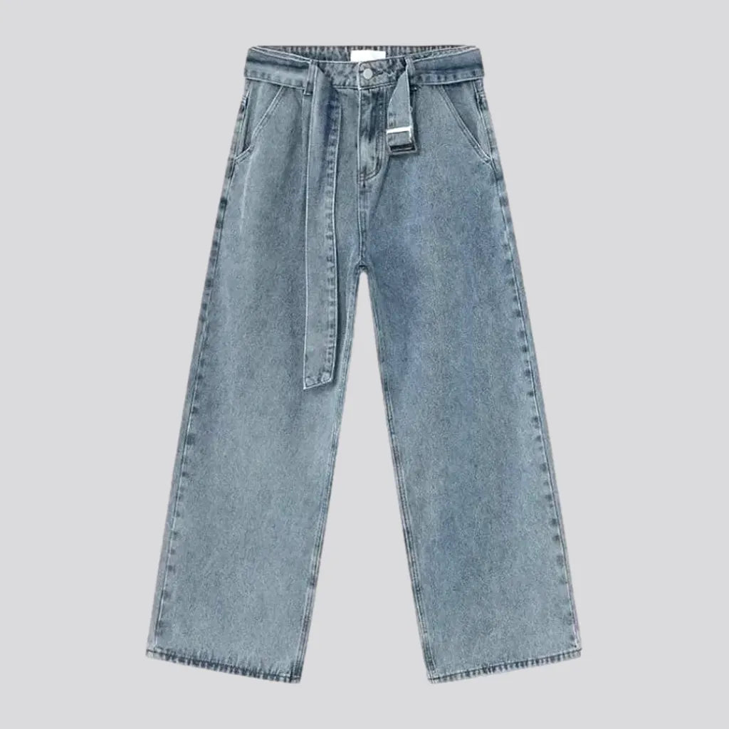 Light Wash Boho Jeans for Men | Jeans4you.shop