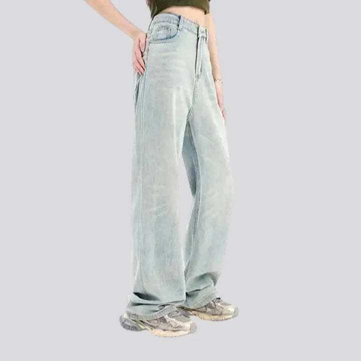 Loose Fit Aged Boho Style Women's Jeans | Jeans4you.shop