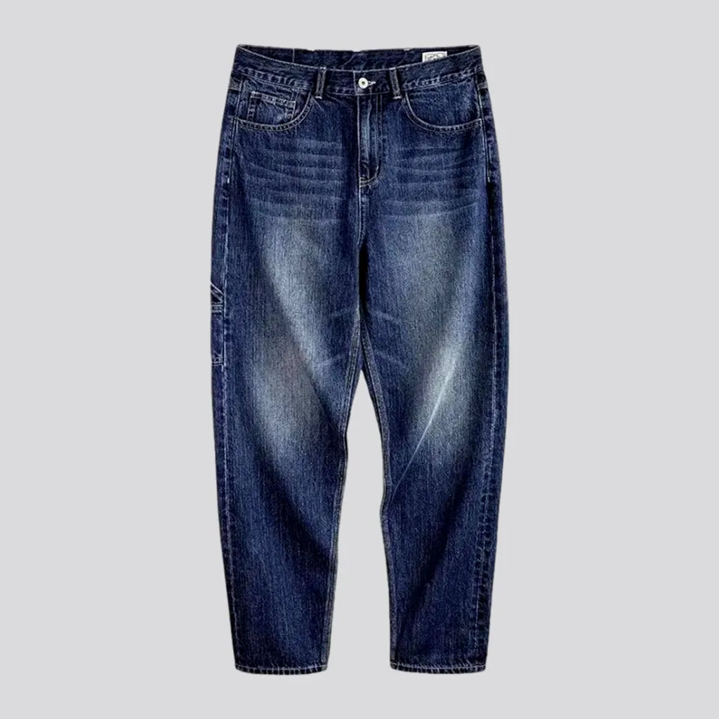 Medium Wash Baggy Fashion Men's Jeans | Jeans4you.shop