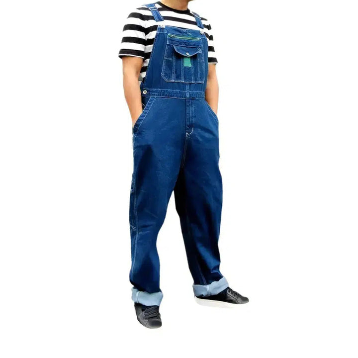 Men's Jean Dungaree - Blue