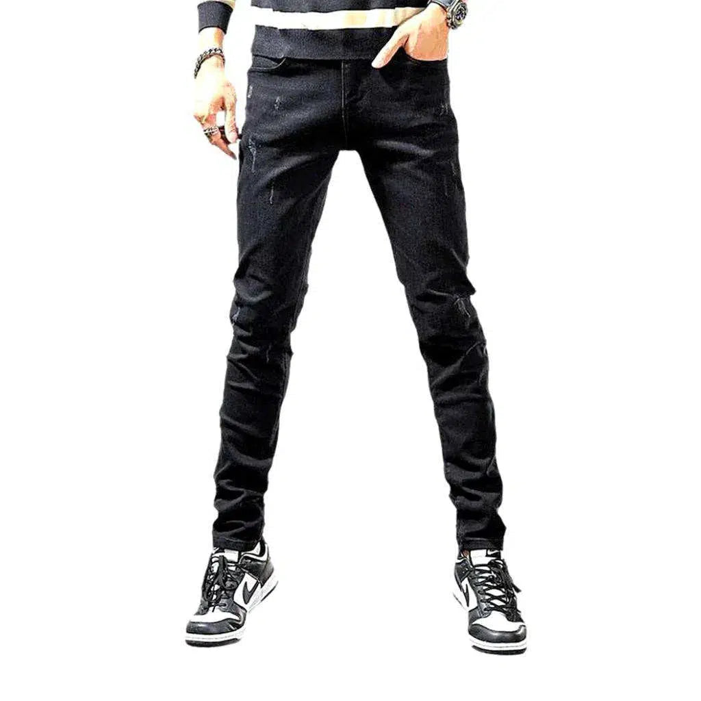 Monochrome men's skinny jeans