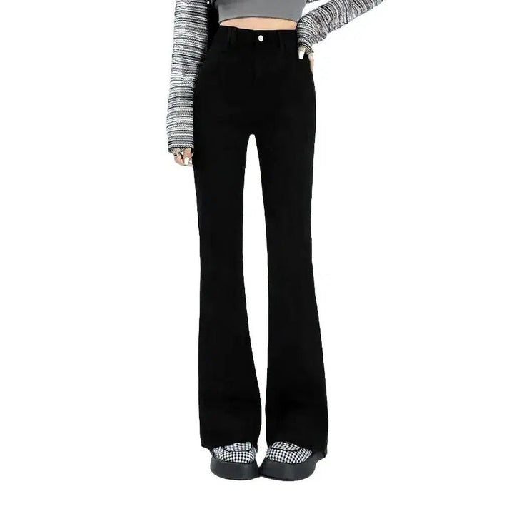 Monochrome women's street jeans