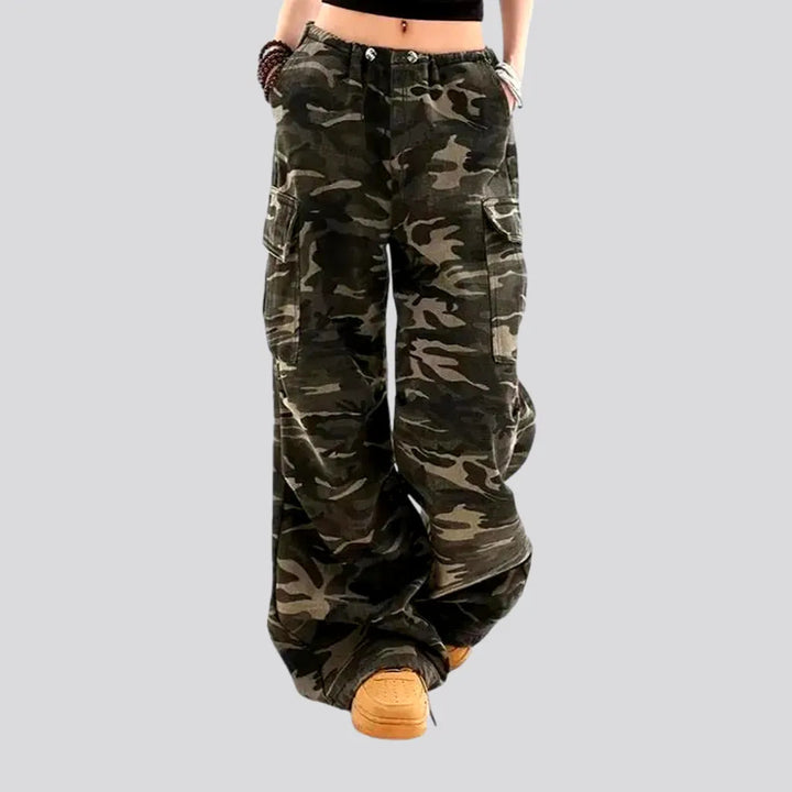 Multicolor Baggy Cargo Women's Jeans | Jeans4you.shop