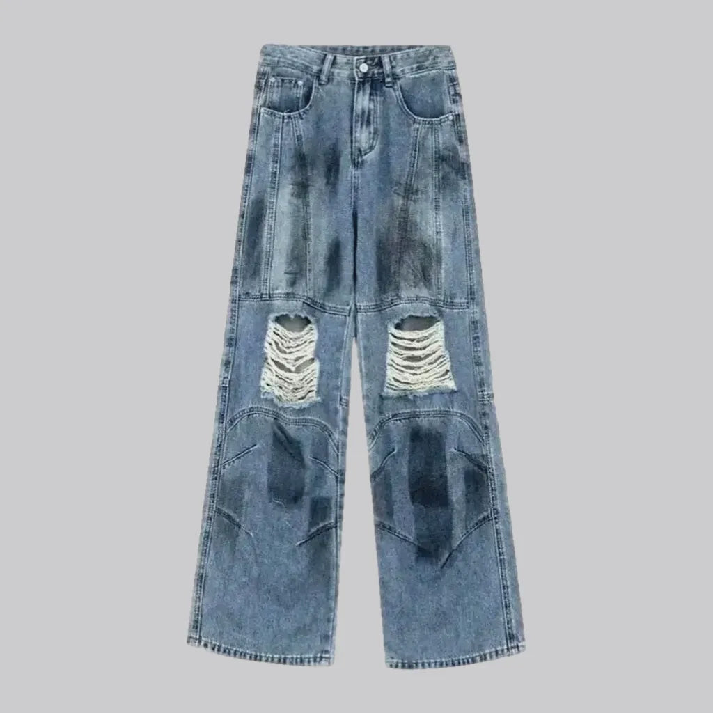 Distressed boho jeans for women | Jeans4you.shop