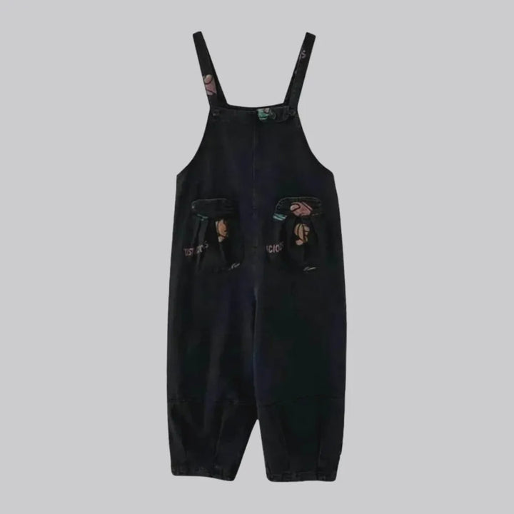 Baggy y2k denim overall for women | Jeans4you.shop