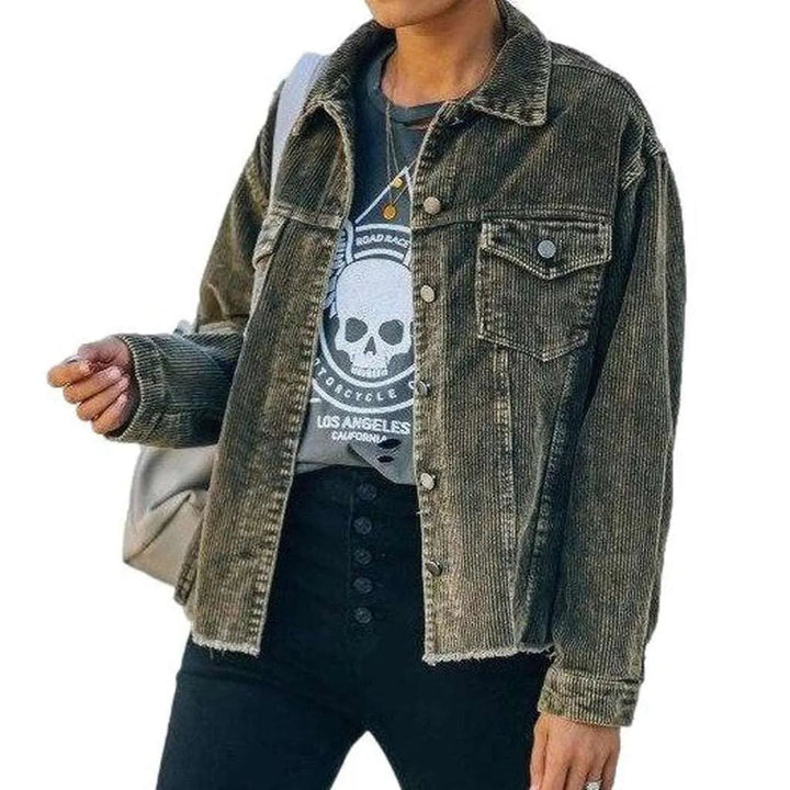 Retro women's denim jacket