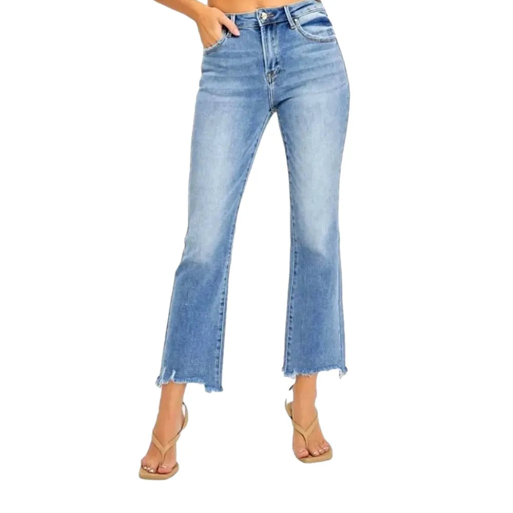 Stretchable Women's Jeans - Light Blue