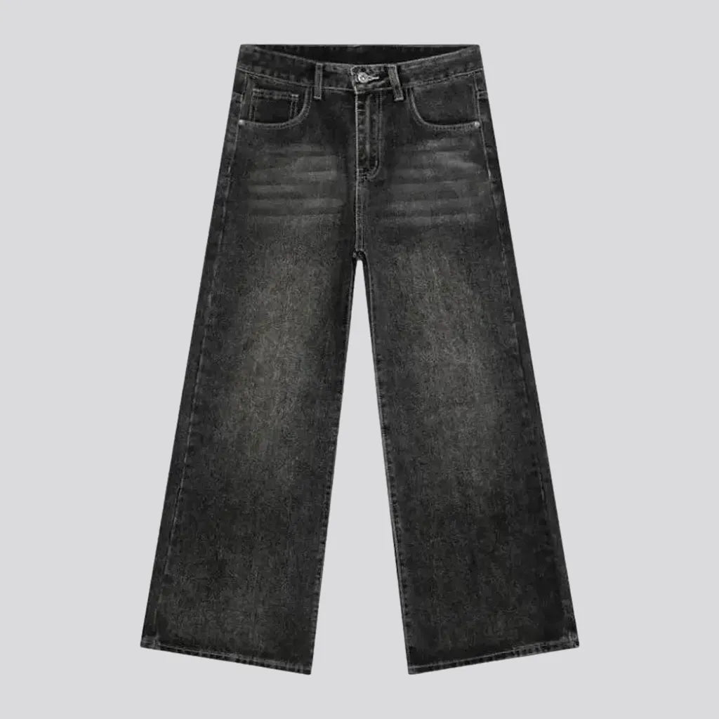 Sanded Mid-waist Men's Jeans | Jeans4you.shop