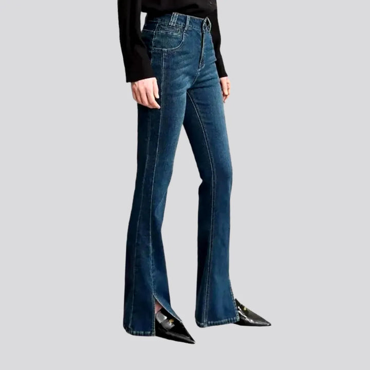 Sanded Stretchable Flared Jeans for Women | Jeans4you.shop