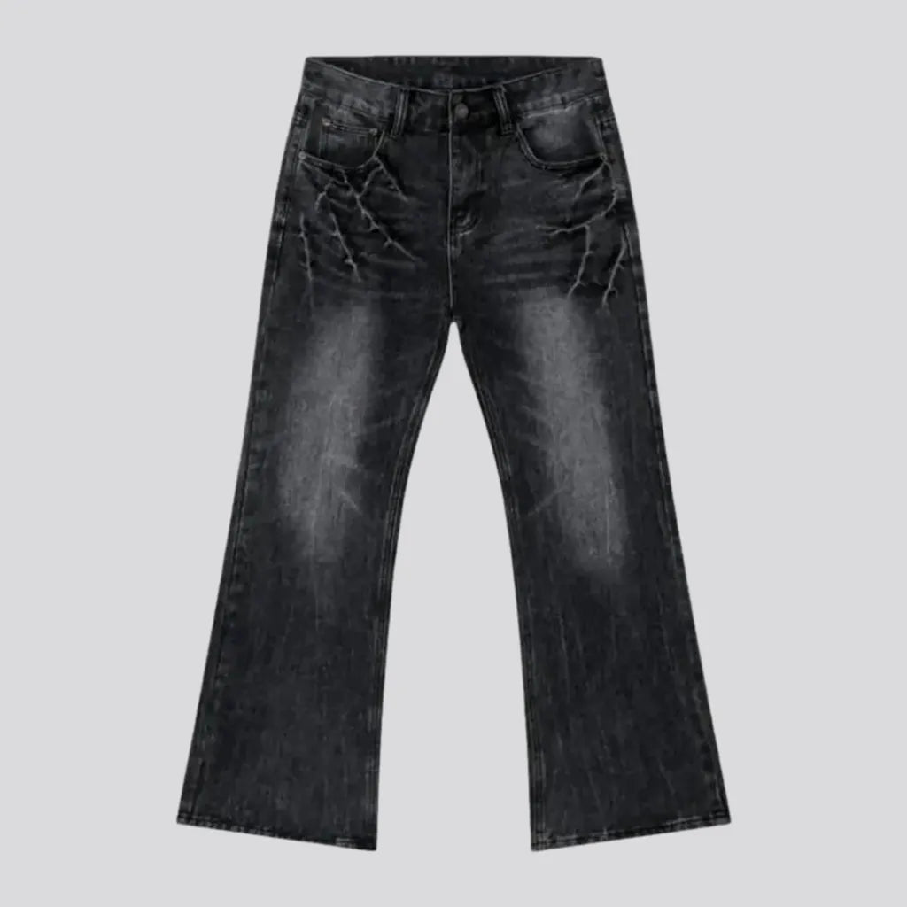 Sanded Vintage Fashion Baggy Men's Jeans | Jeans4you.shop