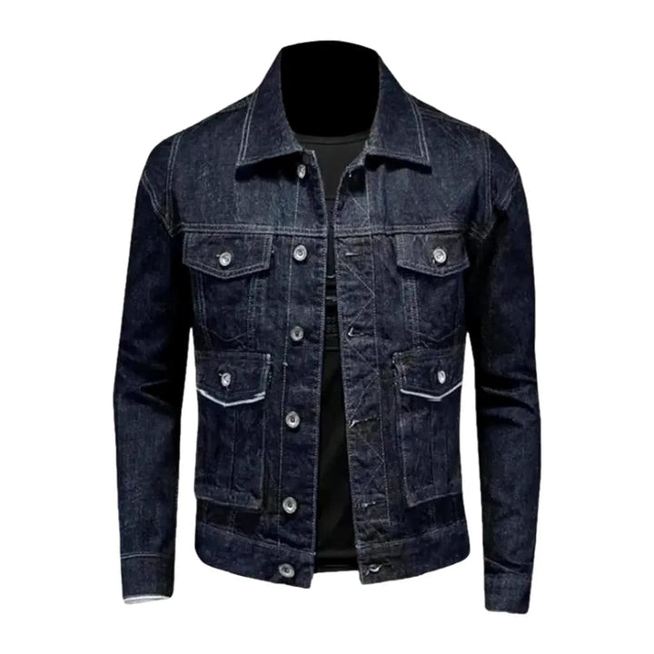 Slim denim jacket
 for men