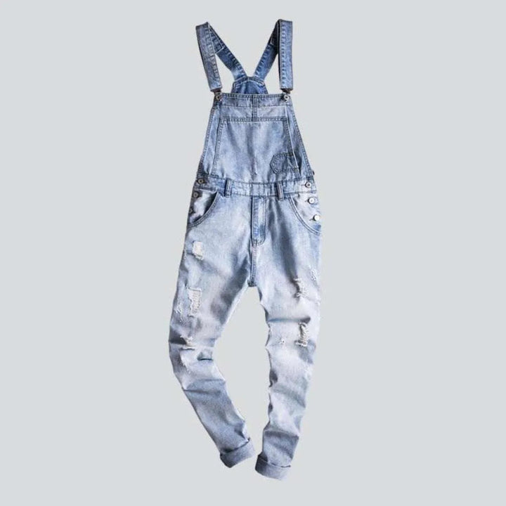 Slim fit men's denim overall | Jeans4you.shop