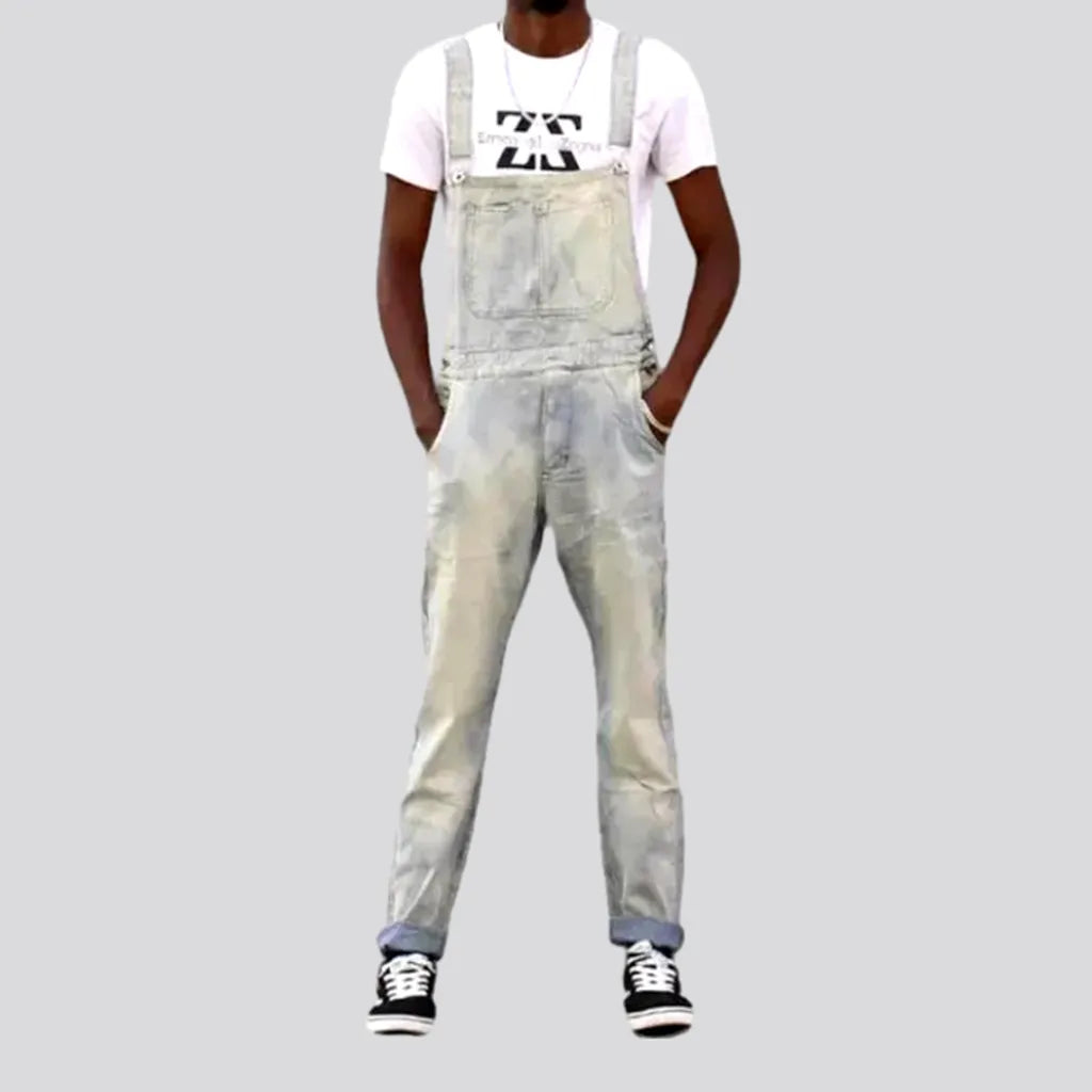 Slim light-wash jeans men's overall | Jeans4you.shop